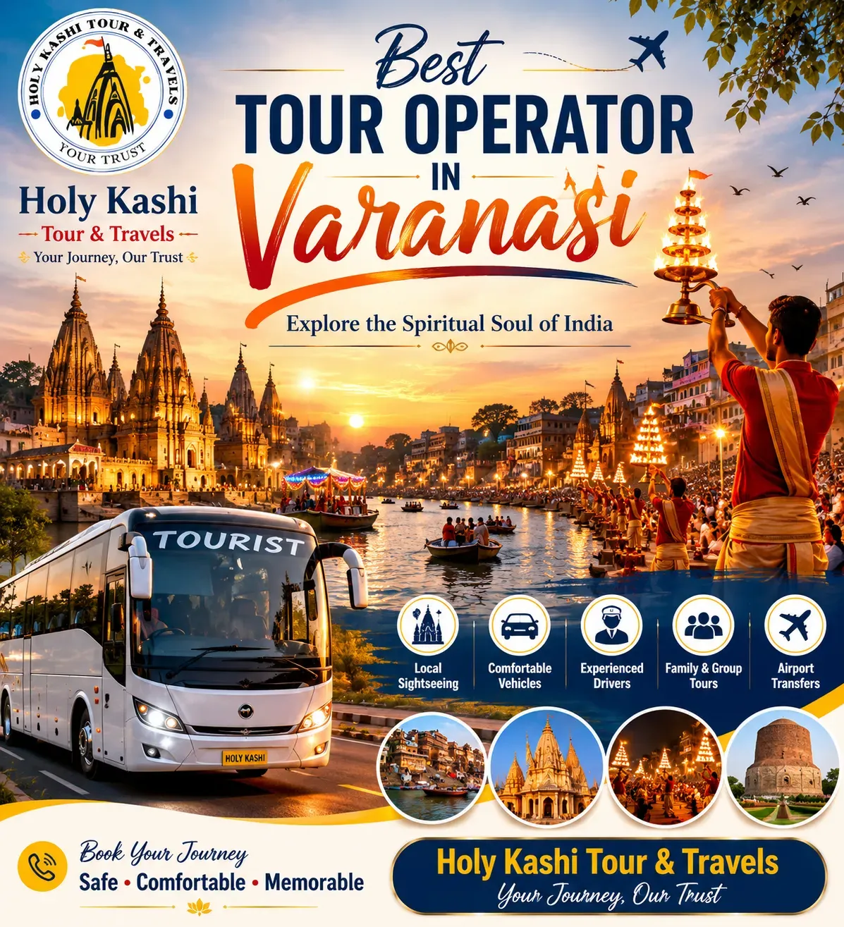 Best Tour Operator in Varanasi with Comfortable Travel Plans